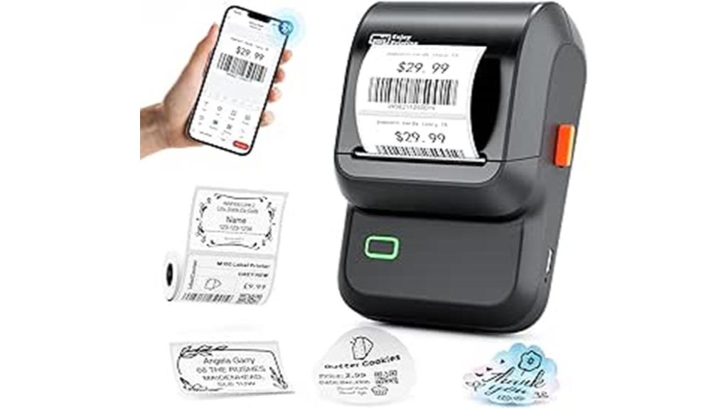 bluetooth label maker tape