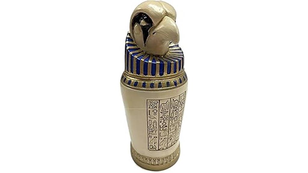 canopic falcon head jar