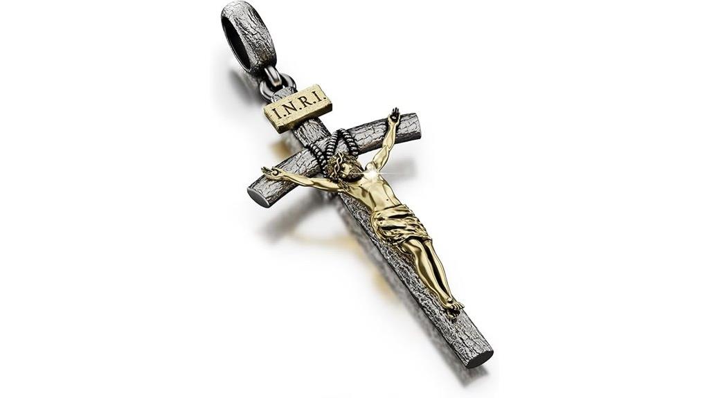 catholic jesus pendant necklace