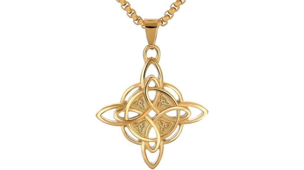 celtic knot trinity pendant