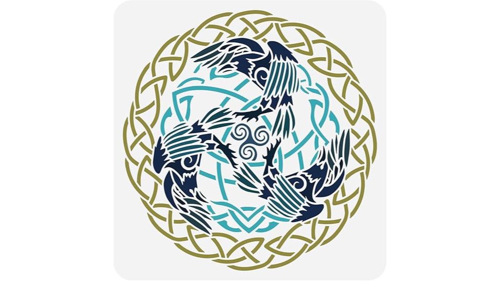 celtic raven home decor