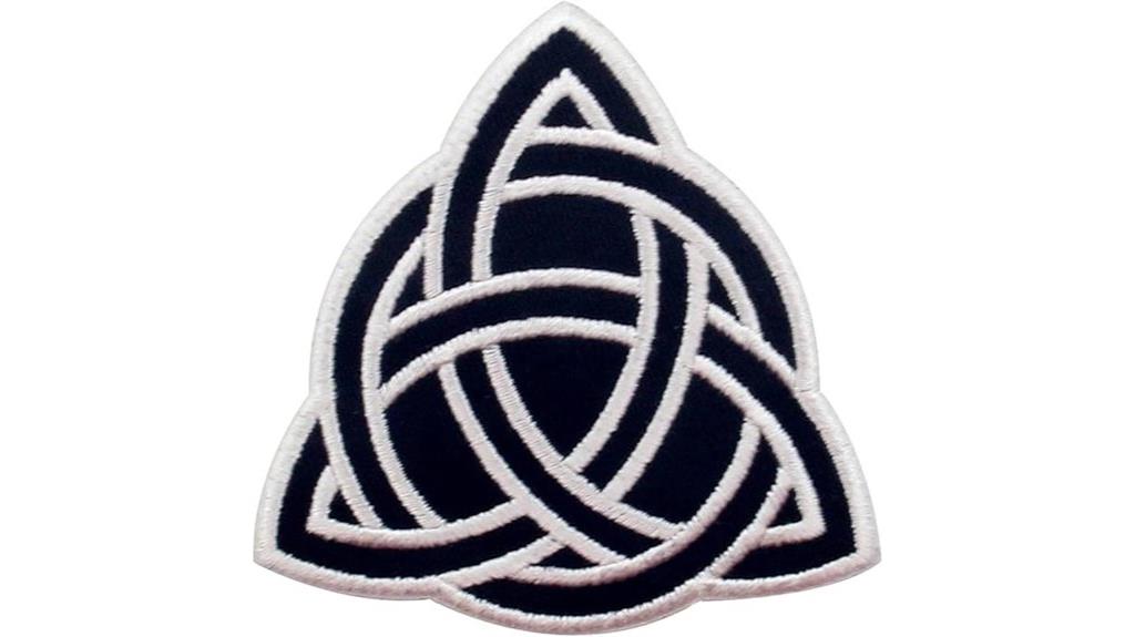 celtic triquetra symbol patch