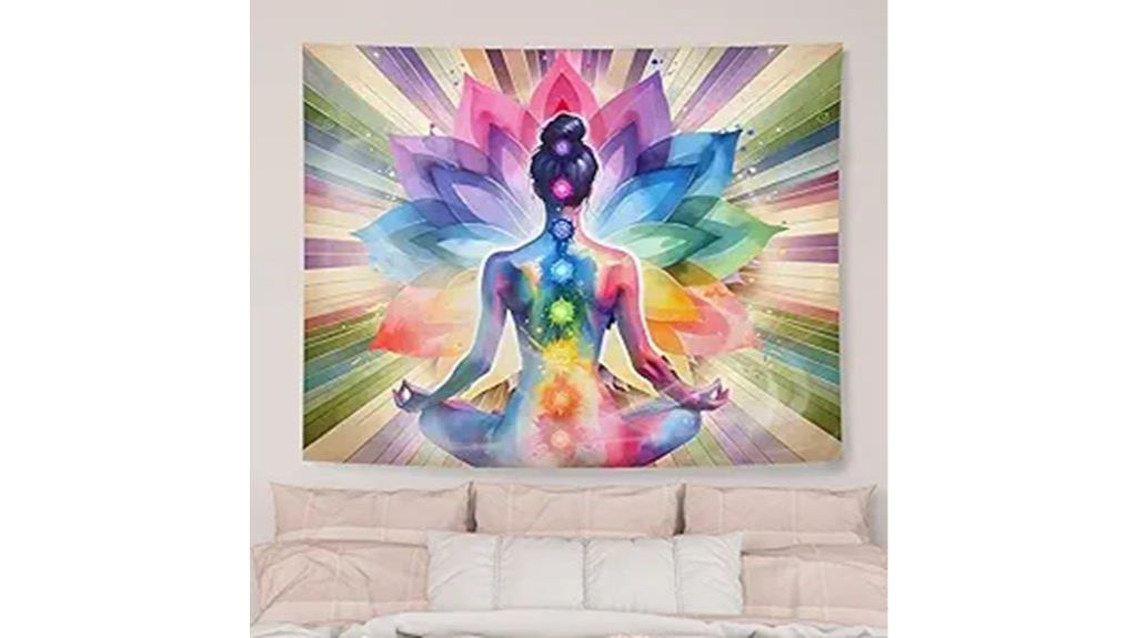 chakra yoga meditation tapestry