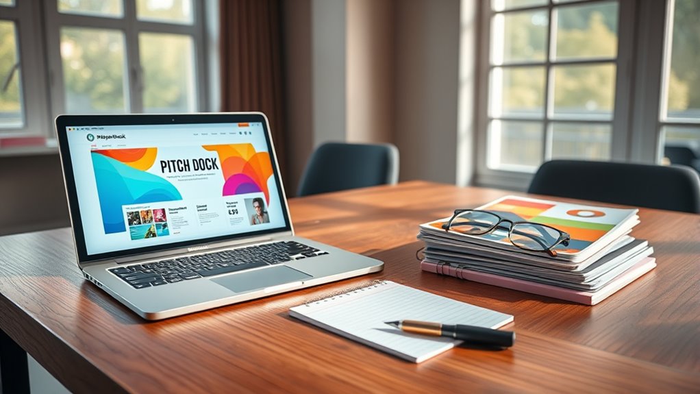 clear customizable pitch decks