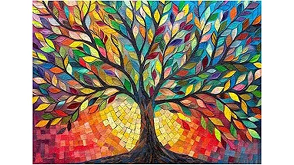colorful tree of life puzzle