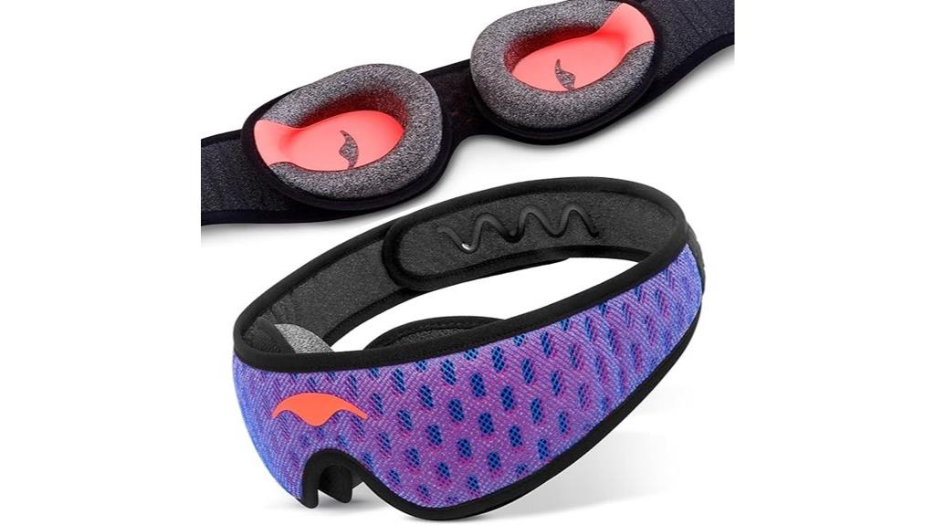comfortable light blocking sleep mask