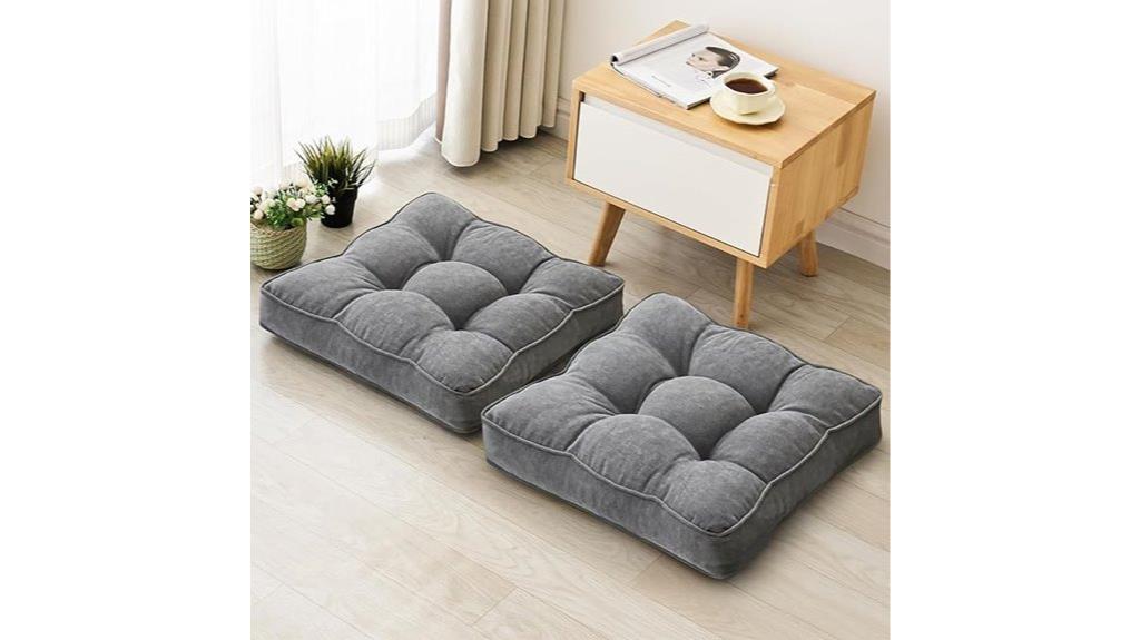 comfortable memory foam cushions