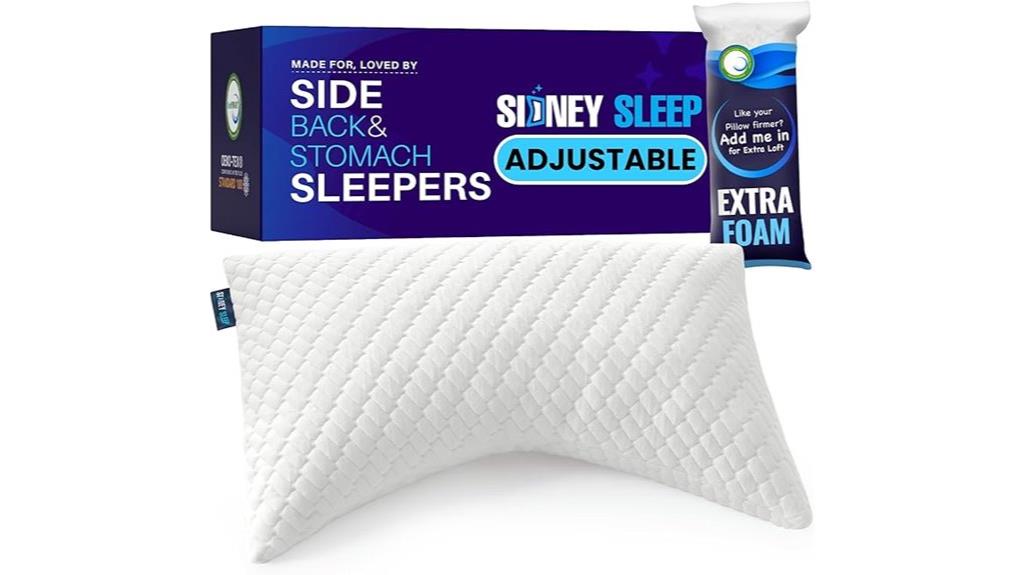 comfortable side back pillow