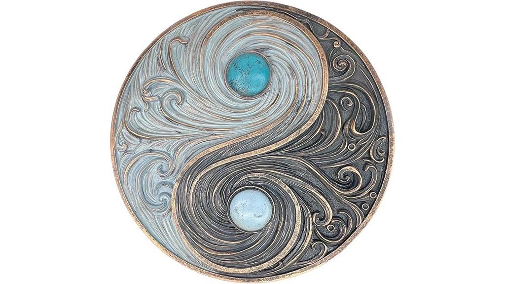 cosmic yin yang sculpture