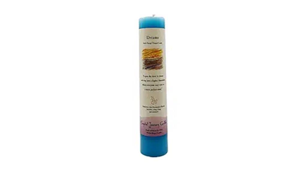 crystal candle pillar