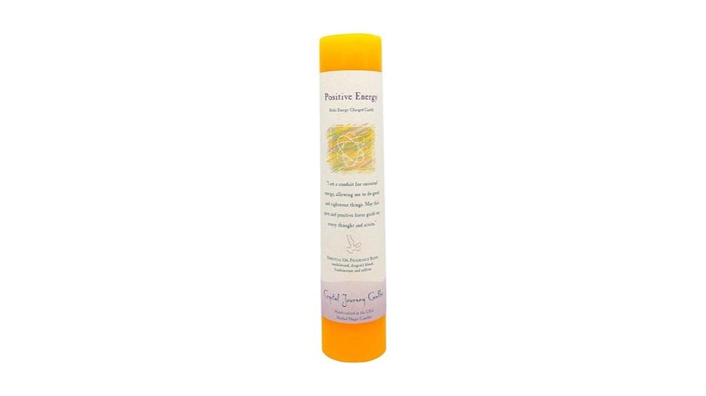 crystal journey candle pillar