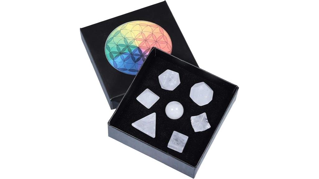 crystal sacred geometry set