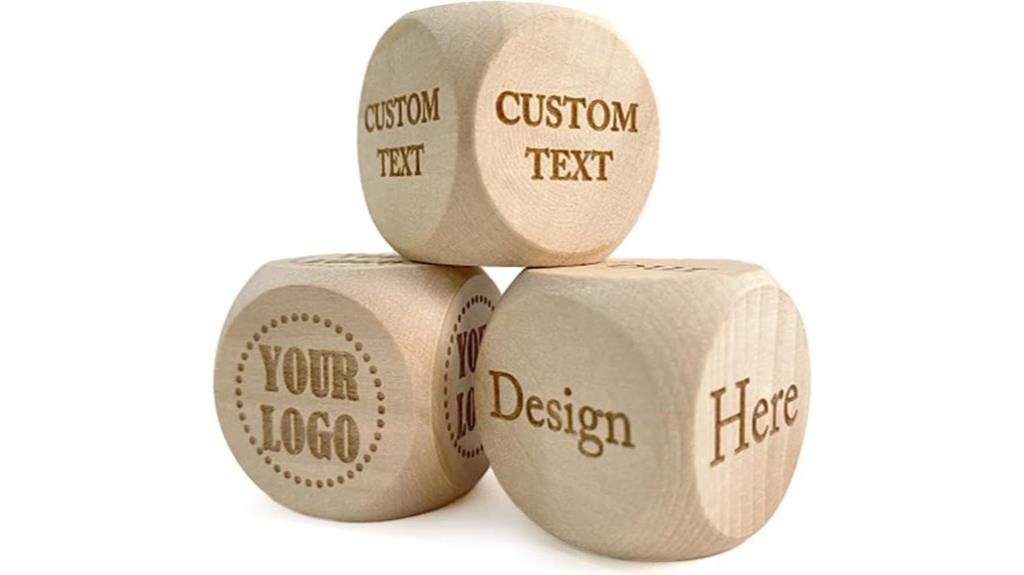 custom wooden dice game