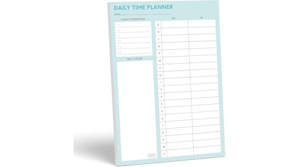 daily planner notepad