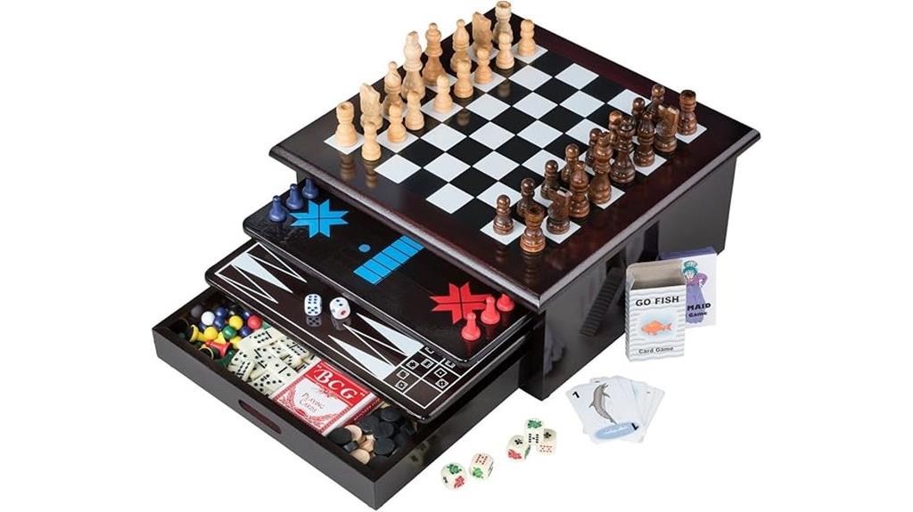 deluxe 15 in 1 wooden