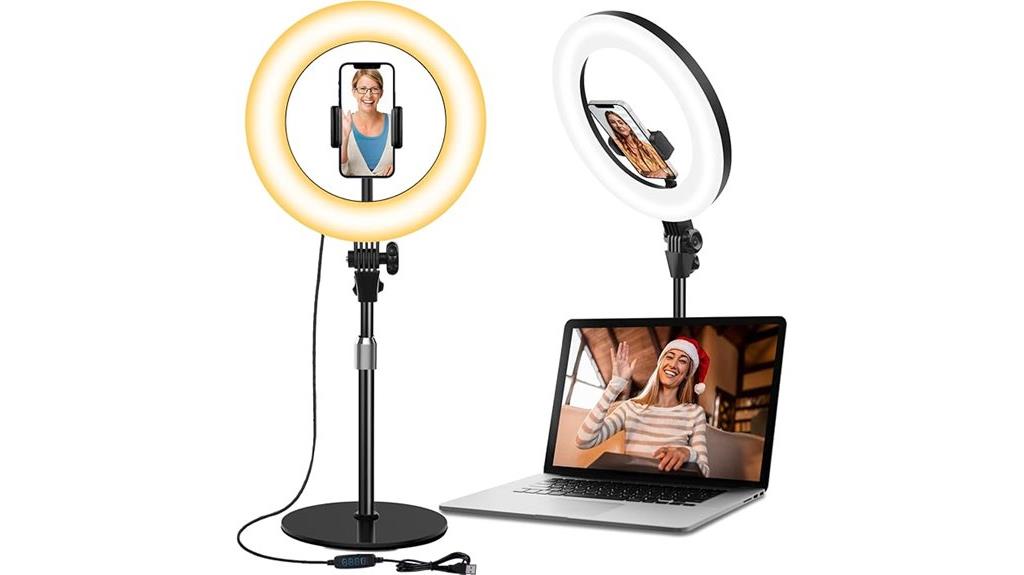 desk stand phone light