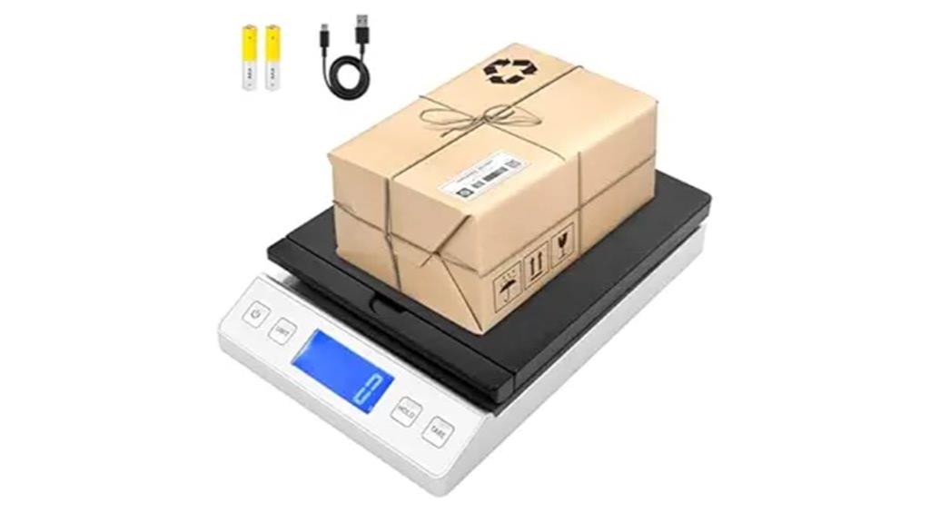 digital shipping scale with tare
