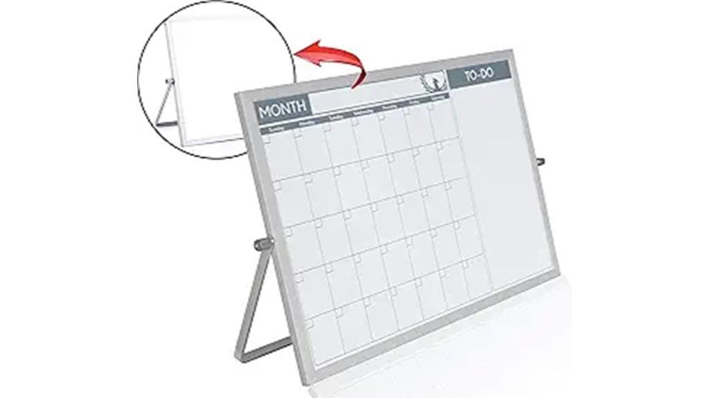 double sided whiteboard calendar
