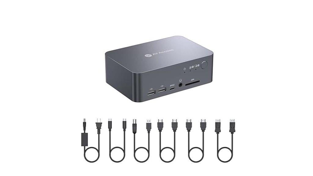 dual monitor usb c dock