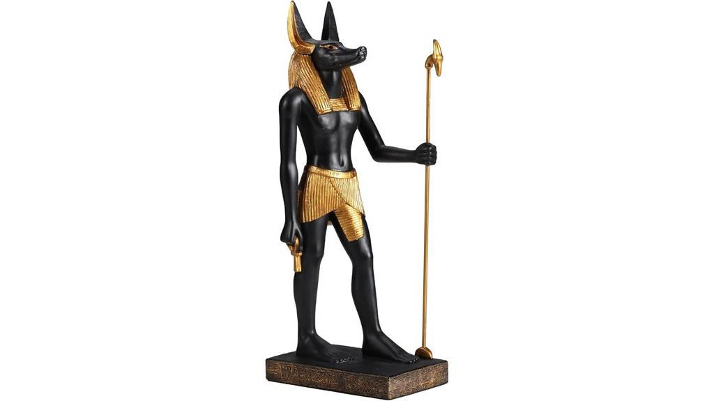 egyptian anubis dead statue