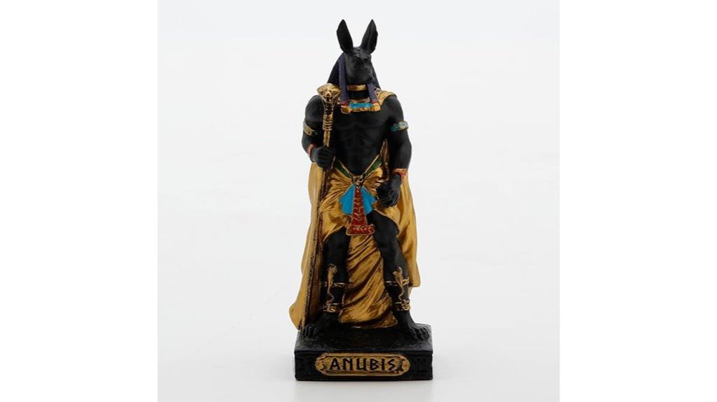 egyptian anubis resin figurine