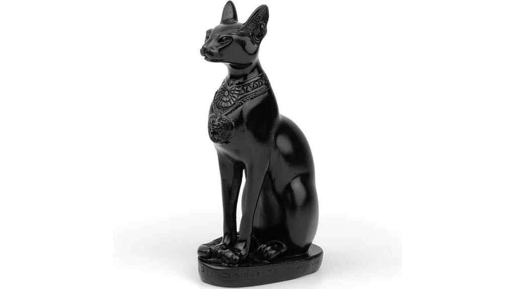 egyptian cat goddess figurine