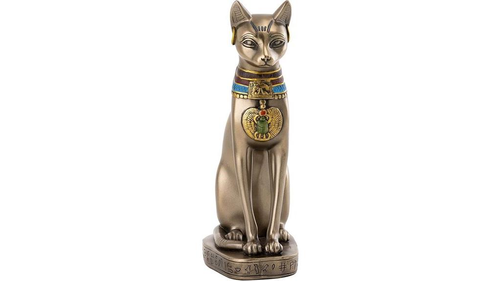 egyptian cat goddess figurine