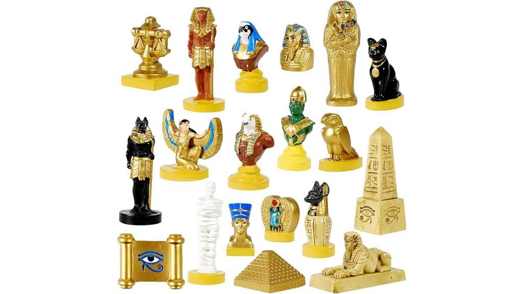 egyptian figurines home decor