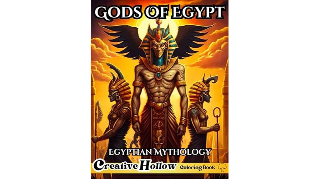 egyptian gods coloring book