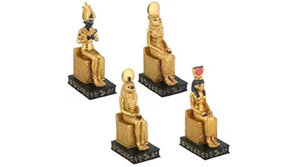 egyptian gods figurine set