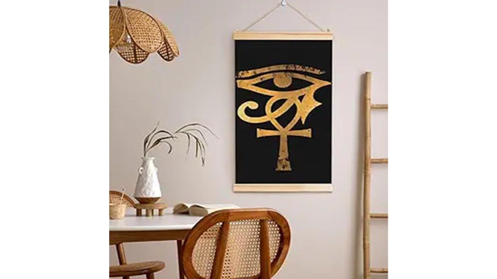 egyptian horus ankh poster