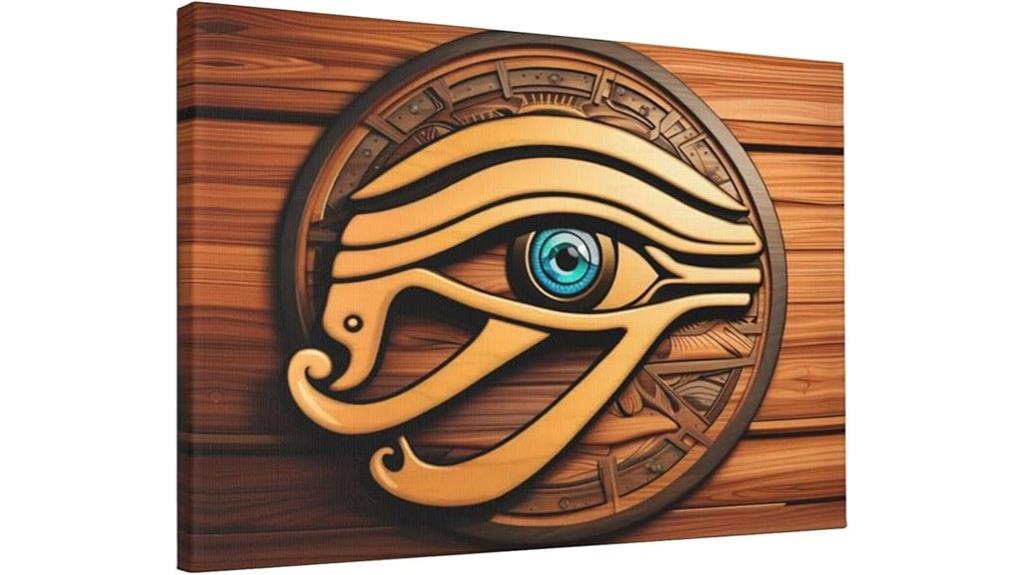 egyptian horus eye print