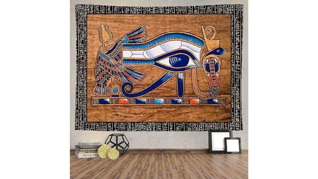 egyptian horus eye tapestry