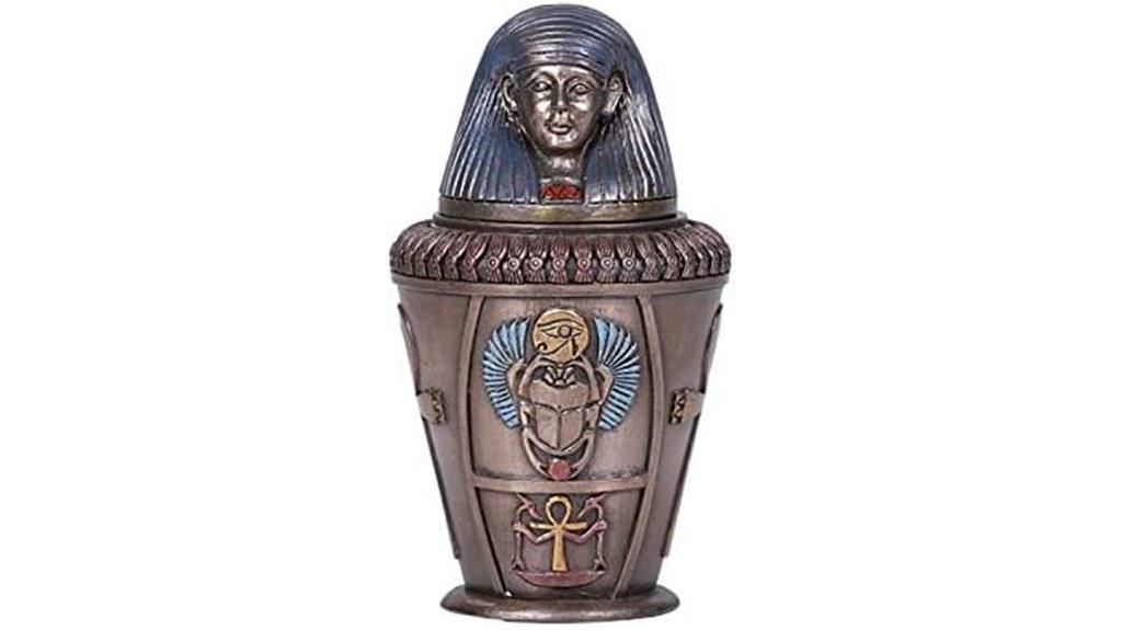 egyptian imsety canopic jar