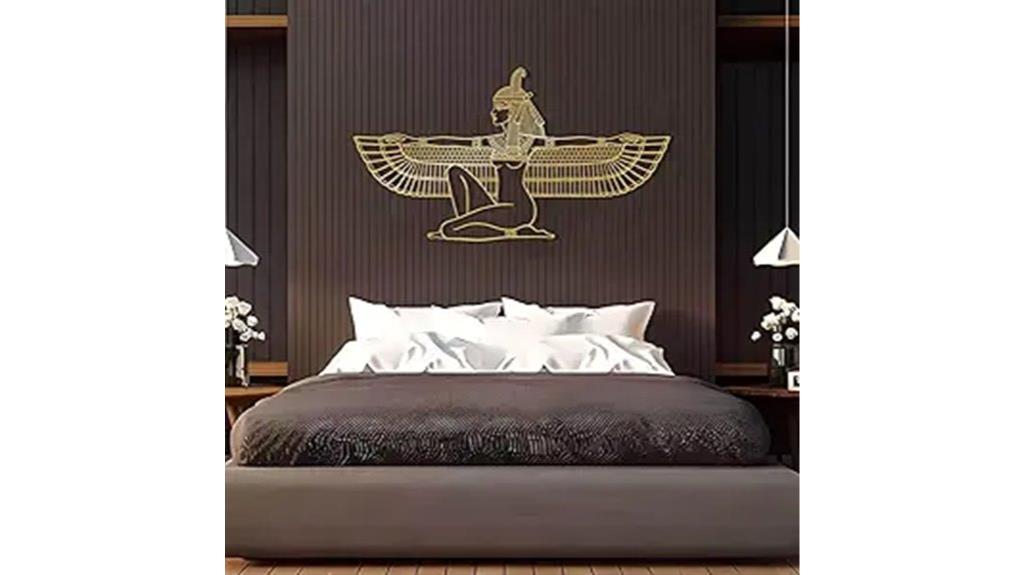 egyptian isis metal art
