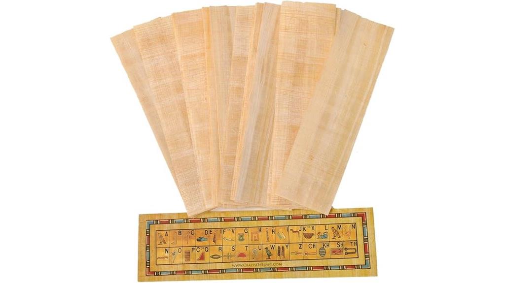 egyptian papyrus bookmarks