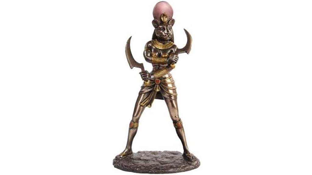 egyptian sekhmet resin statue