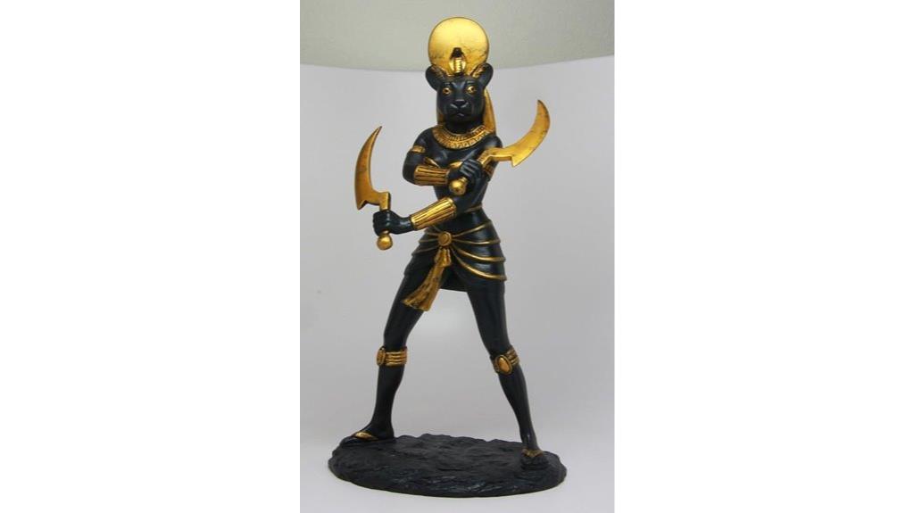 egyptian sun goddess figurine