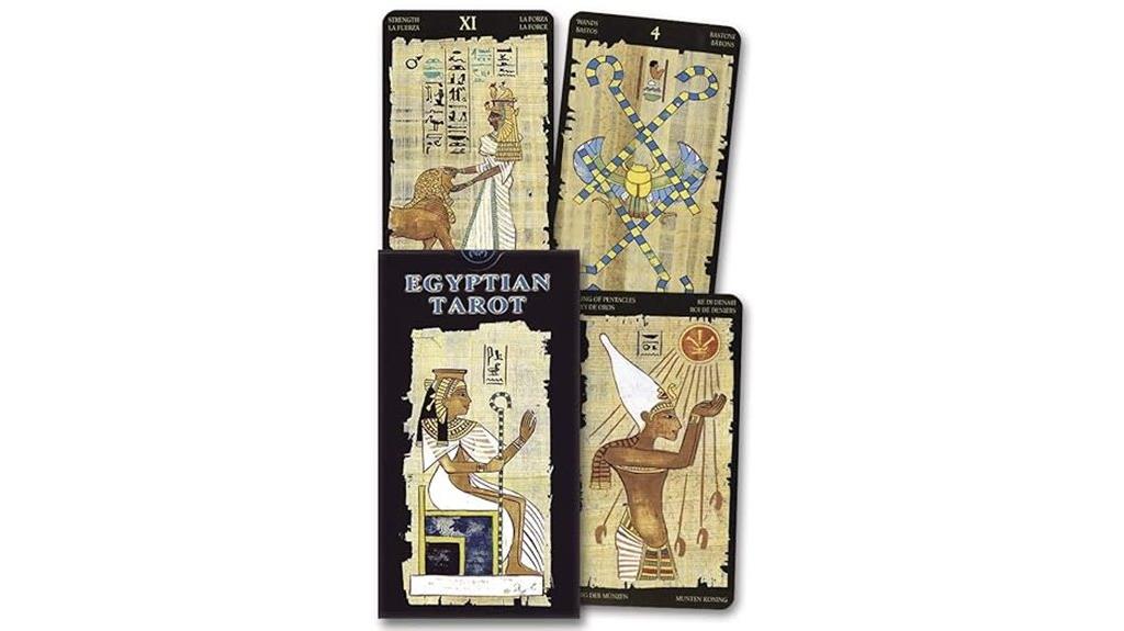 egyptian tarot card set