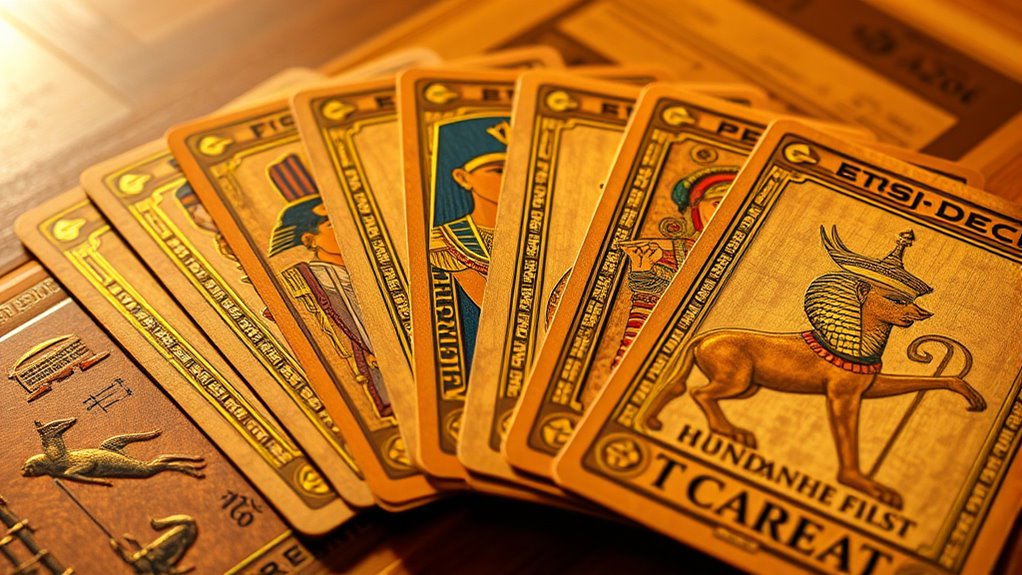 egyptian tarot deck choices