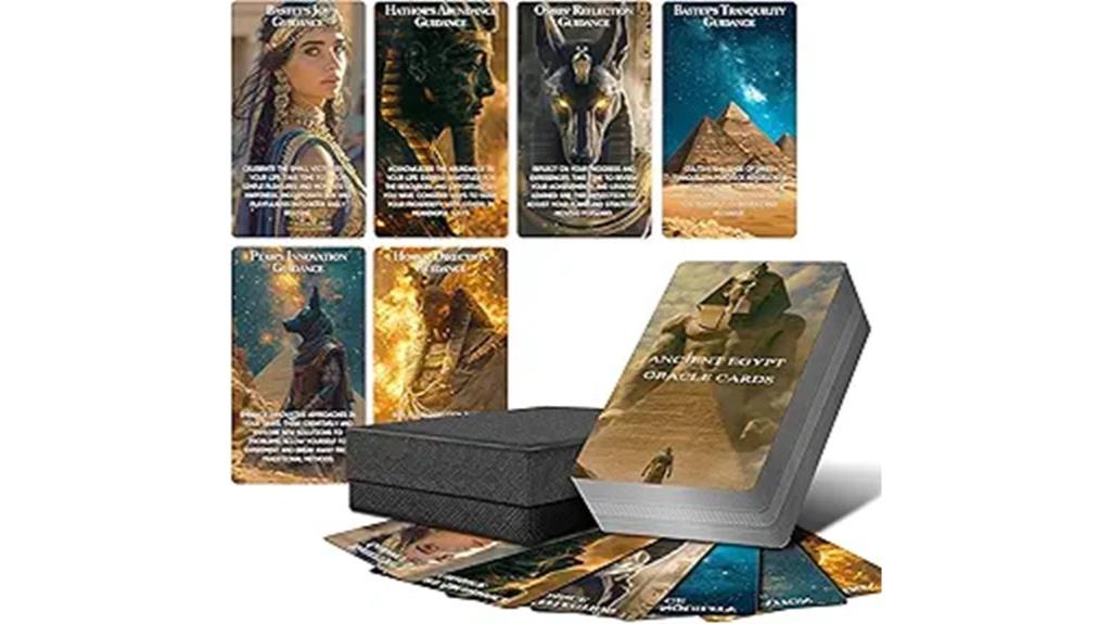 egyptian themed fortune telling cards