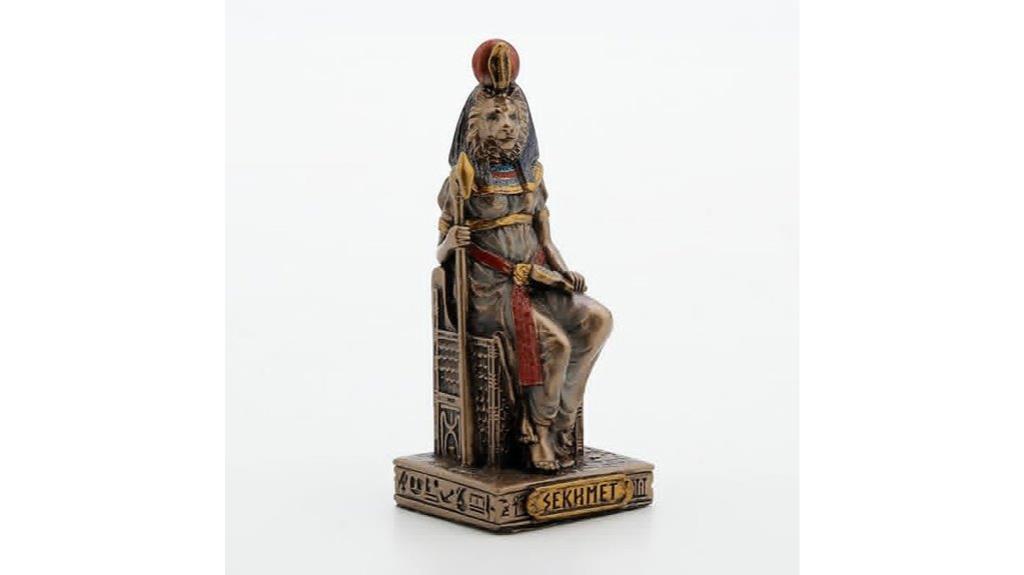 egyptian war goddess figurine