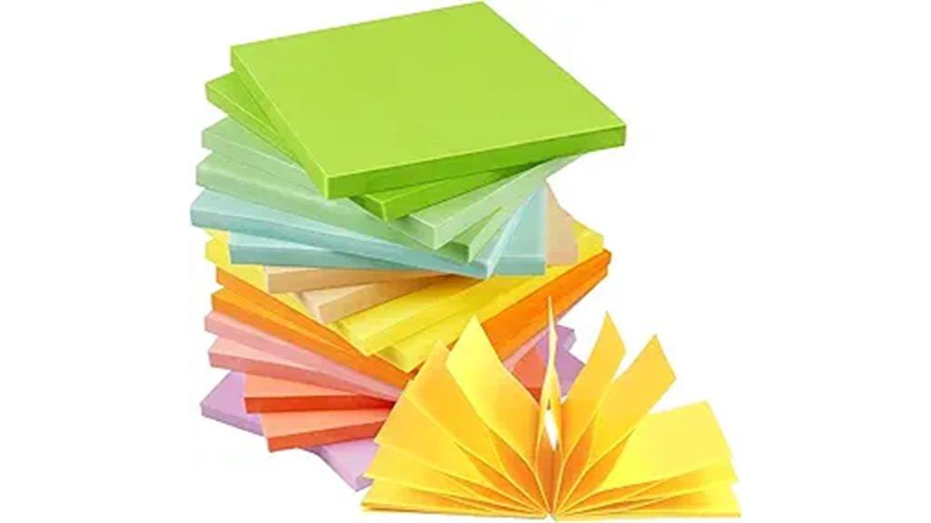 eighteen pack sticky notes