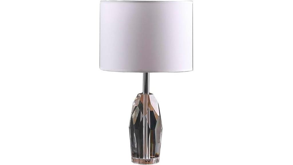elegant dodecahedron crystal lamp