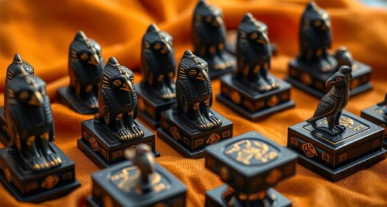 elegant egyptian incense holders