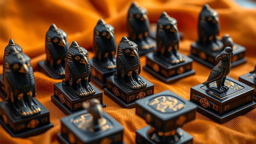 elegant egyptian incense holders