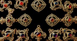 elegant mystical cross pendants