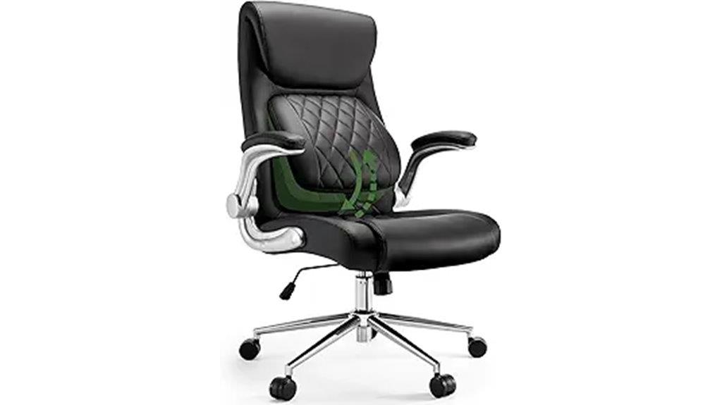 ergonomic pu leather office chair