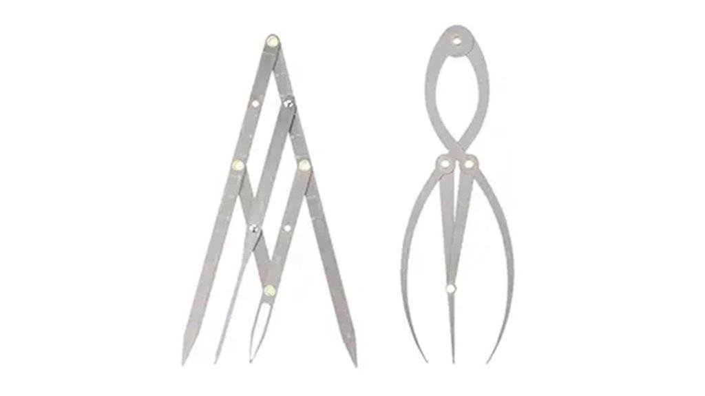 eyebrow makeup calipers