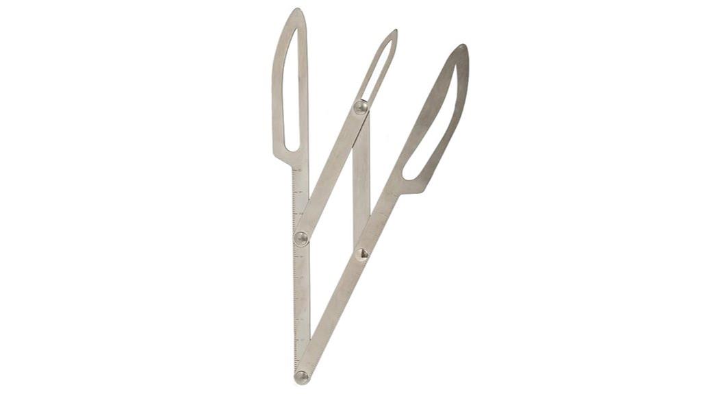 eyebrow measurement ruler